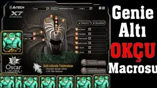 OKÇU  Genie Altı Macro Ayarı A4tech x7 MacroTV