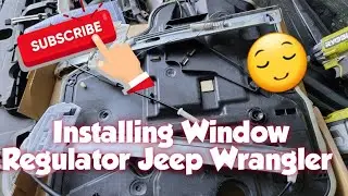 How to: Install Window Regulator Jeep Wrangler