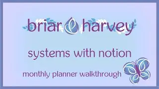 Planning Your Month With Notion | Monthly Planner Walkthrough | Systems with Notion