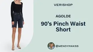 AGOLDE 90's Pinch Waist Short Review