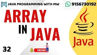 Java Day 9 | Array in Java #technomarathiwithmw