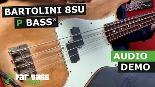 Bartolini 8SU Precision Bass Pickup Demo