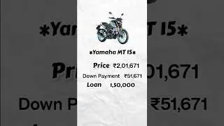 Yamaha MT 15 On Road Price