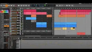 Using Labyrinth preset for percussion!!!   Bitwig Trance Session  Part 1
