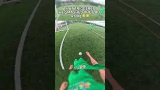 HE GOT TRIGGERED😭 #football #povfootball #soccer #funnyshorts #povsoccer #funnyfootball #grassroots