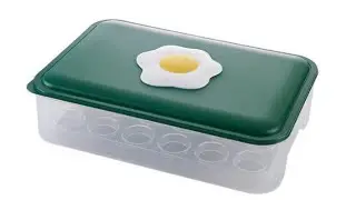Plastic egg storage box