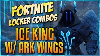 FORTNITE LOCKER COMBOS: ICE KING W/ ARK WINGS | INTREPID | SKULL SICKLE | SHOOTING STAR