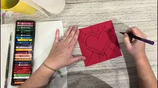 Heart Printmaking: Carving Foam 