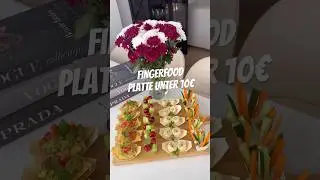 Fingerfood Platte f&uuml;r nur unter 10&euro;! #fingerfood #fingerfoodideas #partyh&auml;ppchen #ideas #lidl