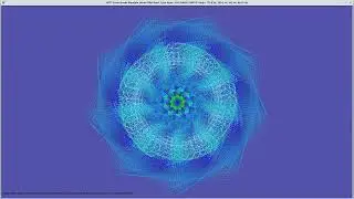 1675&deg; Seven Seeds Mandala Series:Fifth Seed- Cyan Hues;172.8 Hz, 259.2 Hz, 432 Hz, 691.2 Hz