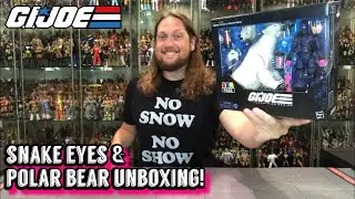 Snake Eyes & Polar Bear GIJOE Classified Series Unboxing & Review!