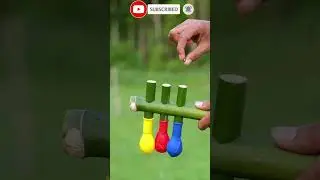 Homemade Bamboo Mortar | Survival Weapon Experiment