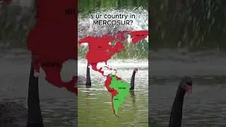 Is ur country in MERCOSUR? #shorts #mapper  #geography #america #americas