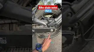 Bike chain, noise part-3 chain is too tight#short #shorts