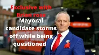 Brian Rose storms out after being challenged on his digital freedom platform