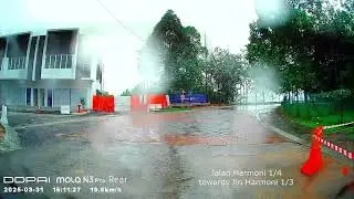 Pipeline Explosion  Putra Heights Dashcam