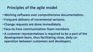 Software Engineering - Agile Development Models | Ms. R.Padmadevi | Department of Computer Science.