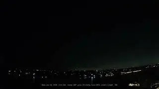 01/14/2026: Nightlapse: Lake Travis, Texas (Austin, TX): 4K, 60fps Daily Timelapse Video
