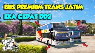 JOS ! Bus Premium Trans Jatim EKA CEPAT Sultan Upin Ipin Senang ! - GTA V ROLEPLAY SULTAN