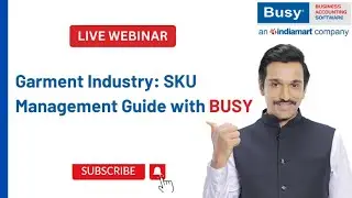 Garment Industry : SKU Management Guide with BUSY | BUSY