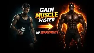 Gain Muscle Faster in 30 Days Without Supplements,Gain Muscle Naturally