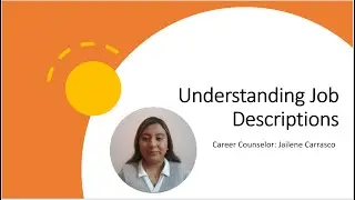Understanding Job Descriptions