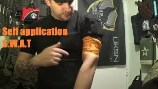Self application of the SWAT Tourniquet