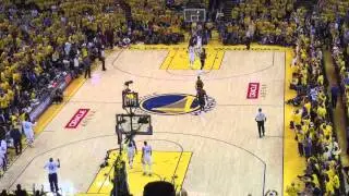 Mo Speights misses dunk, knocks over official
