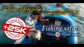 මාළු ඇල්ලුවේ කොහොමද ? | fishing safari | #travelyuwa | #vlog 5