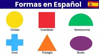 Shapes in Spanish! Vocabulario Básico y Frases en Minutos ⚡🔺🇪🇸