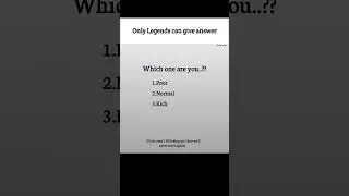 Comment youranswer..#motivationgrow#selfimprovementsunday#mindset#youtubeshorts#shortsviral