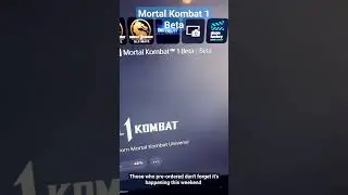 Mortal Kombat 1 - Beta
