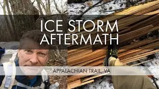 Reeds Gap to Rockfish Gap – Ice Storm Aftermath – Dripping Rock – Appalachian Trail Virginia