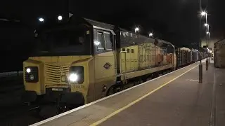 Fantastic Cold Evening at Warrington Bank Quay Freight/Passenger Trains 26th January 26 WCML 