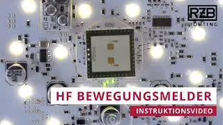 HF Bewegungsmelder: Instruktionsvideo | Ideal f&uuml;r Treppenh&auml;user und Flure