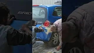 Honda Brio Bumper Paint #automobile #honda #ppf #love #new