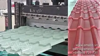 Made in Vietnam Galvanized Zinc Double Layer Roof Sheets Metal Tile Making Machine