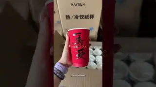 Custom paper cup logo  #papercup #custom #plasticcup