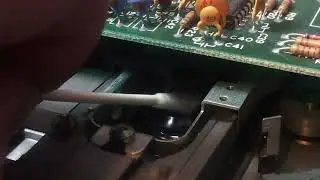 Commodore 1541 Floppy Disk Drive Head Cleaning Closeup View! - C64 Vic-20 C128 PET - Episode 1146