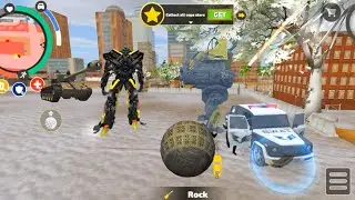 BD 100 machine rope hero voice town game play video | ahad big gamer  | rope hero game 
