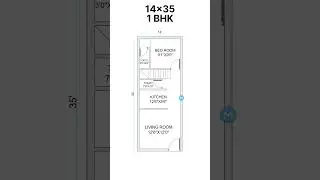 14X35 home plan design
