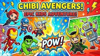 Chibi Avengers Mini-Hammer Mystery | Cute Superhero Story for Kids | Fun Animated Short