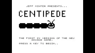 Retro Games - Sinclair zx81 Centipede - Eighty One Emulator for PC