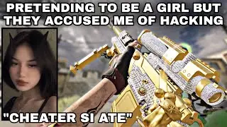 PRETENDING TO BE A GIRL THEN POPPING OFF WITH A SNIPER ONLY...