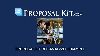 How to use the RFP Analyzer in Proposal Kit - Grant Example