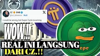 PI NETWORK & PEPE COIN TRY TO CHECK THIS OUT DIRECTLY FROM CZ😱