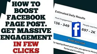how to boost post on facebook page | using mobile
