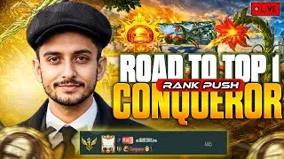 Rank 15 Let&rsquo;s Go Top 3 Conquer Rank Push Challenge | 4.2 Update Gameplay | PUBG MOBLIE LIVE
