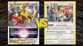 2023 Format Pokemon TCG Battle! Giratina VStar Vs Regigigas