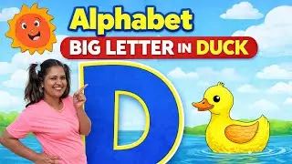 Big Letter D for Duck 🦆 | Learn Alphabet ABC with Fun Colors | Kids Video